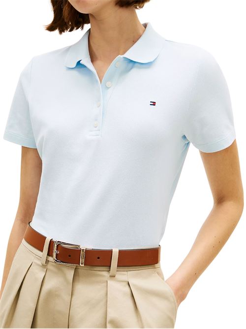 Polo slim fit in piquet Tommy Hilfiger | WW0WW43225CYR